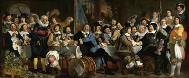 La célébration de la paix de Münster, 18 juin 1648, au quartier général de la garde civique des arbalétriers (garde de Saint-Georges), Amsterdam